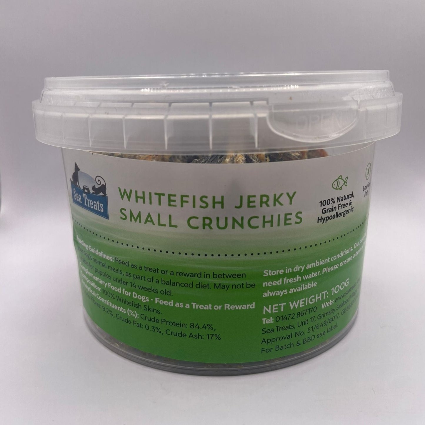 Whitefish Jerky Small Crunchies (100g)
